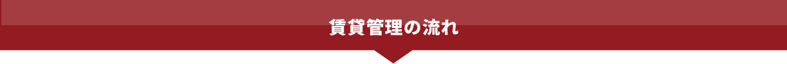 賃貸管理の流れ
